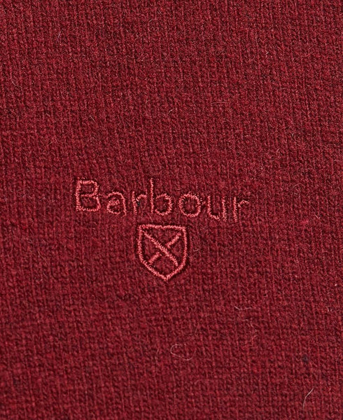 Barbour MKN0345-RE53 Shetland Crew Neck Wool Pullover Girocollo BORDEAUX