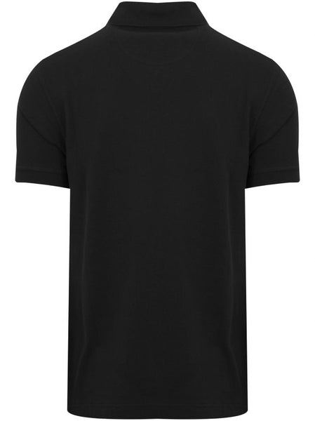 Barbour MML0012-BK31 Tartan Pique Polo SS BLACK