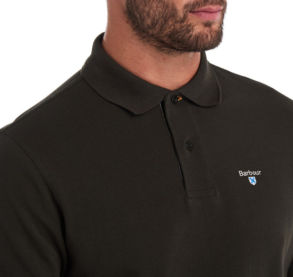 Barbour MML0012-GN94 Tartan Pique Polo SS FOREST Green