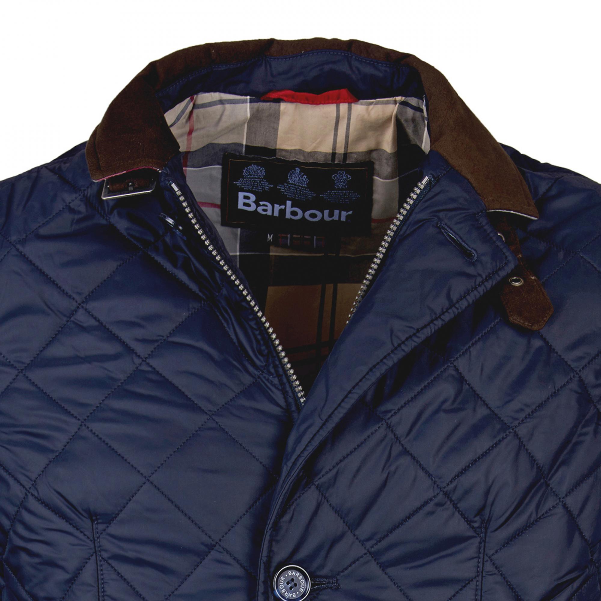 ジャケット BARBOUR Woman Jacket Blue LQU0475 NY91 Barbour Women's jacket Barbour LQU0475 NY91 - Coats - Save