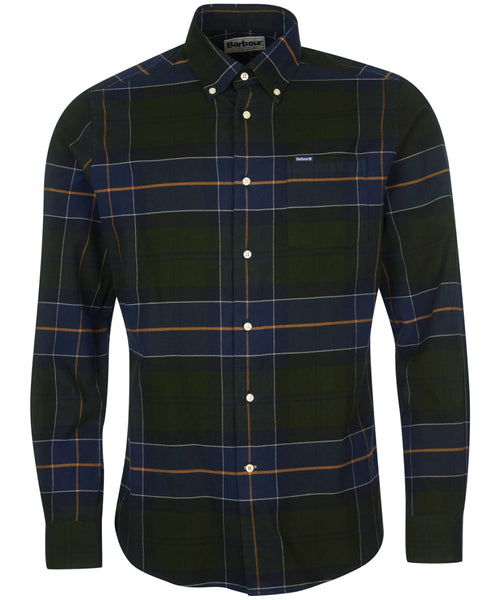 Barbour MSH4989-GN33 Lustleigh BD Shirt Forest GREEN TARTAN