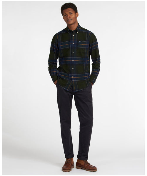 Barbour MSH4989-GN33 Lustleigh BD Shirt Forest GREEN TARTAN