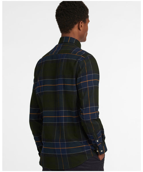 Barbour MSH4989-GN33 Lustleigh BD Shirt Forest GREEN TARTAN