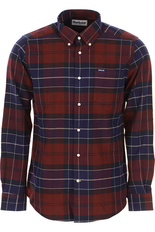 Barbour MSH4989-RE94 Lustleigh BD Shirt MERLOT NAVY
