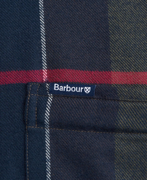 Barbour MSH4990-TN52 Edderton Tailored BD Shirt Classic Tartan GREEN-NAVY