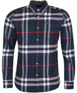 Barbour MSH4997-NY91 Grasmoor Tailored Shirt BD NAVY BLUE