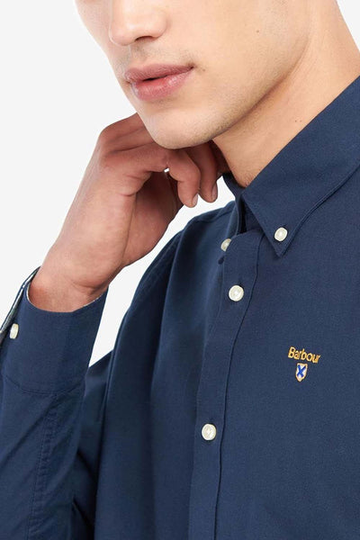 Barbour MSH5170-NY91 Camford Tailored Shirt BLU NAVY Camicia Uomo Button Down