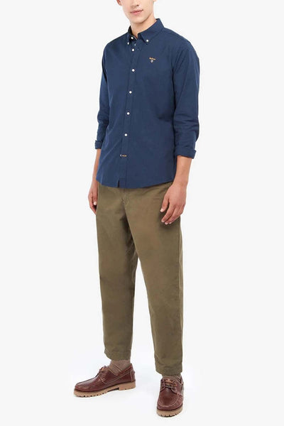 Barbour MSH5170-NY91 Camford Tailored Shirt BLU NAVY Camicia Uomo Button Down