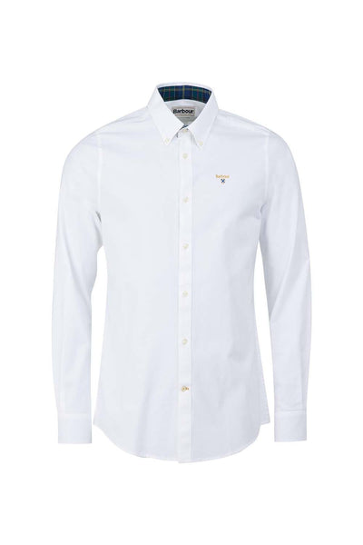 Barbour MSH5170-WH11 Camford Tailored Shirt WHITE Camicia Uomo Button Down