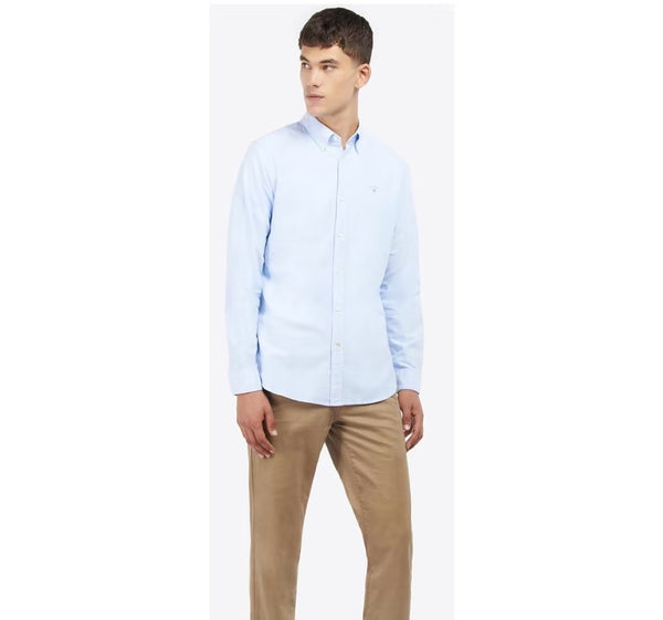 Barbour MSH5301-BL32 MEN'S BARBOUR OXTOWN TAILORED SHIRT sky blue
