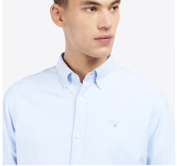 Barbour MSH5301-BL32 MEN'S BARBOUR OXTOWN TAILORED SHIRT sky blue