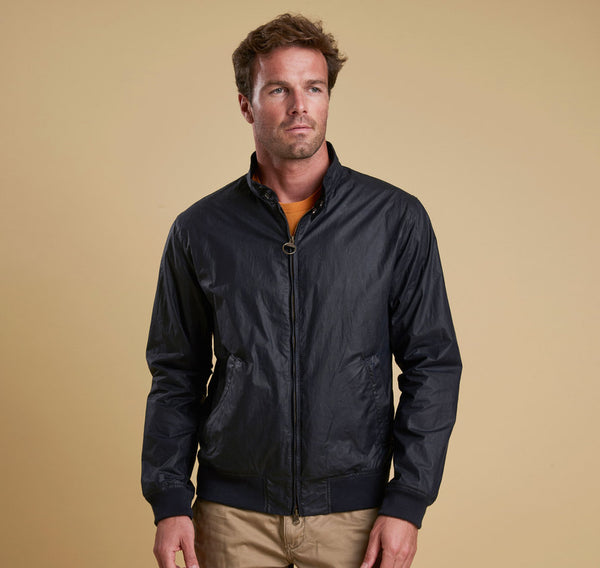 Barbour MWX1350-NY51 LightWeight Royston Bomber Jacket BLU navy