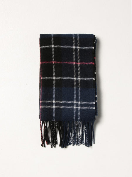 Barbour USC0001-NY11 Tartan Lambswool Scarf NAVY RED