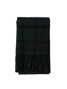 Barbour USC0001-NY91Tartan Lambswool Scarf BLACK WATCH navy