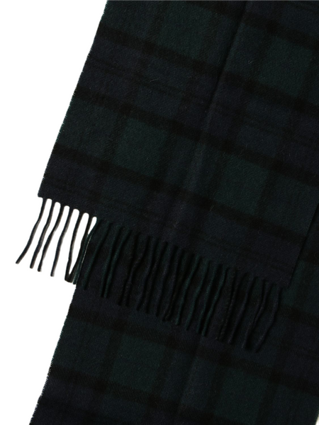 Barbour USC0001-NY91Tartan Lambswool Scarf BLACK WATCH navy