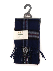 Barbour USC0137-NY71 New Check Tartan Scarf NAVY