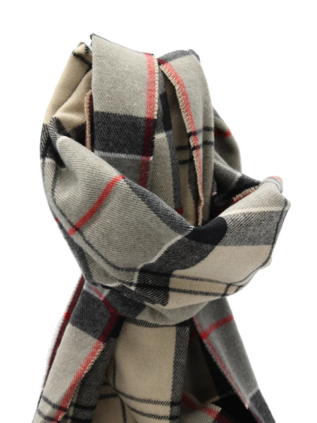 Barbour USC0300-TN31 Galingale Tartan Scarf BEIGE