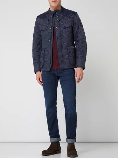 Barbour MQU1240-NY71 New International Quilted Ariel Jacket NAVY Blue