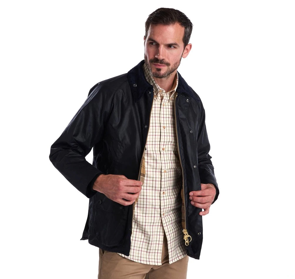 Barbour MWX0018-NY91 Bedale Wax Jacket Classic NAVY Blue – TROVISO1883