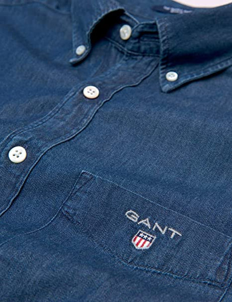 Gant 3040520-989 The Indigo Reg BD Shirt Camicia Denim