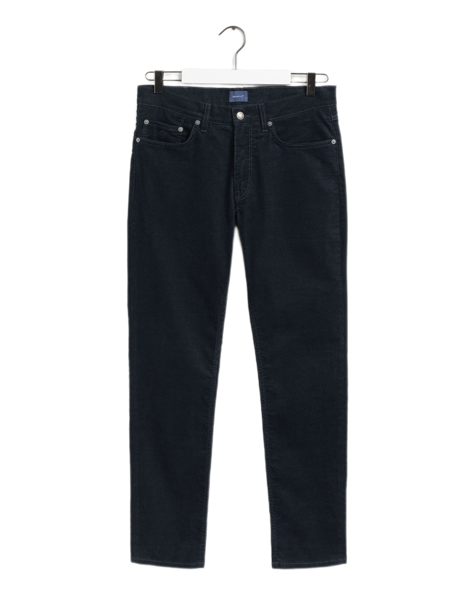 GANT 1000291-410 Haves Cord Jeans 5 Pockets In Velvet 1000 Stripes Stretch NAVY BLUE
