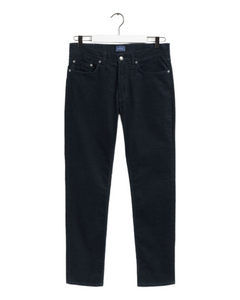 GANT 1000291-410 Haves Cord Jeans 5 Tasche In Velluto 1000 Righe Stretch BLU NAVY