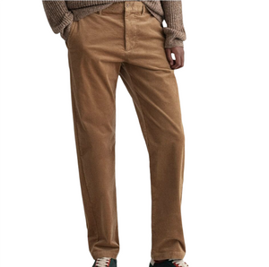 GANT 1500193-248 Pantaloni chino in velluto a coste Allister DARK KHAKI BEIGE