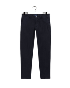 GANT 1500368-410 Hallden Sunfaded Chinos Pantalone Cotone BLU NAVY