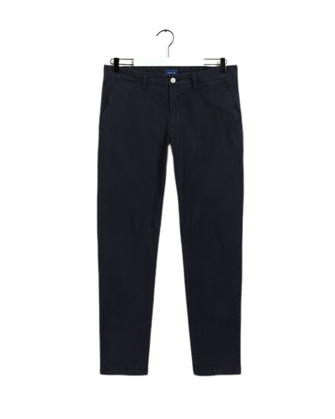 GANT 1500368-410 Hallden Sunfaded Chinos Pantalone Cotone BLU NAVY