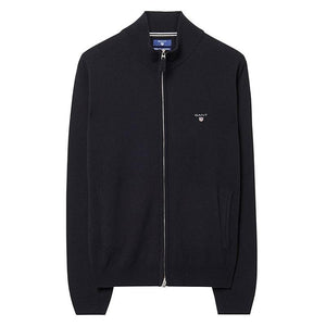 GANT 86214-410 Superfine Lambswool Full-Zip Cardigan BLU NAVY