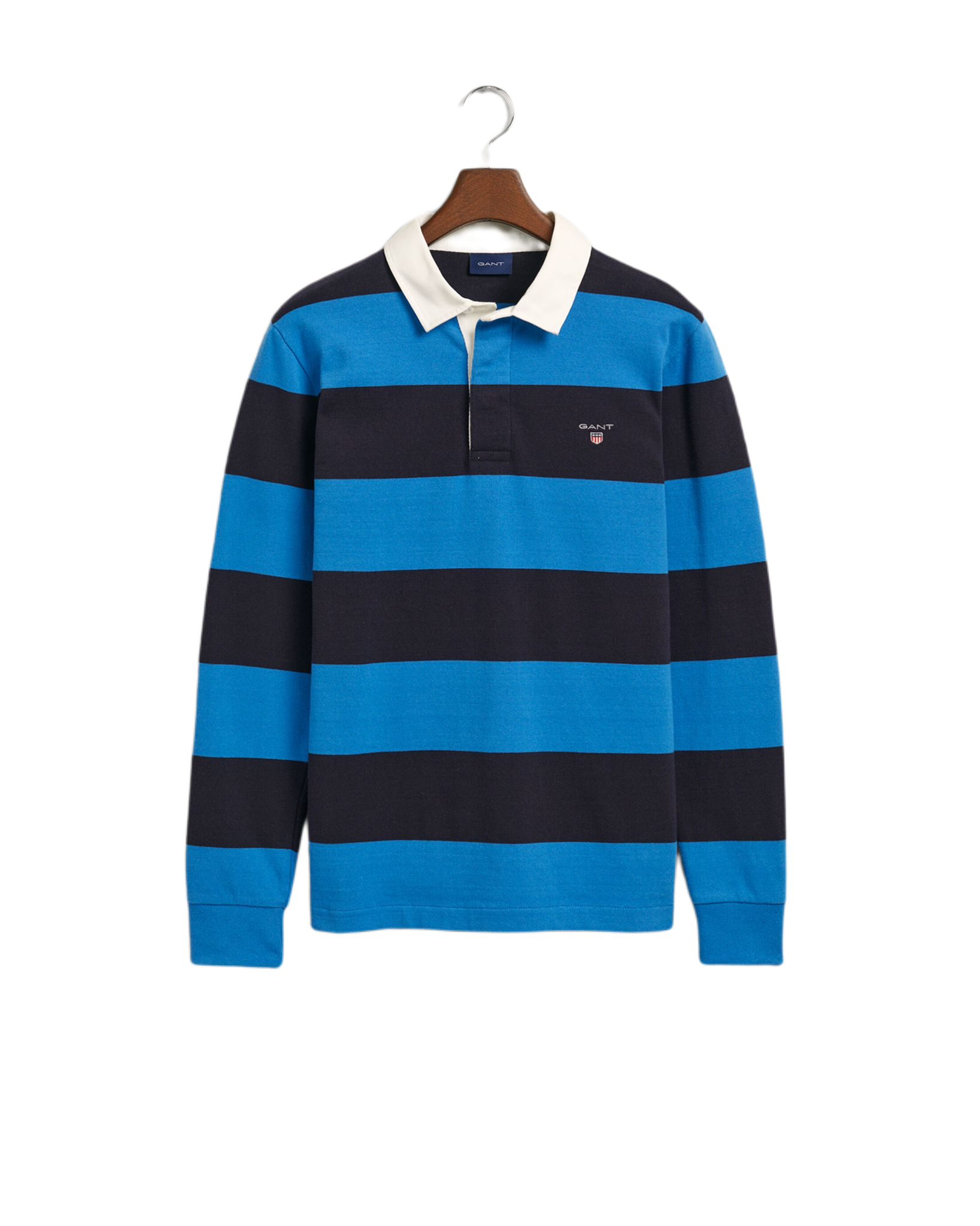 GANT 2005092-471 The Original Barstripe Heavy Rugger Polo LS DAY BLUE