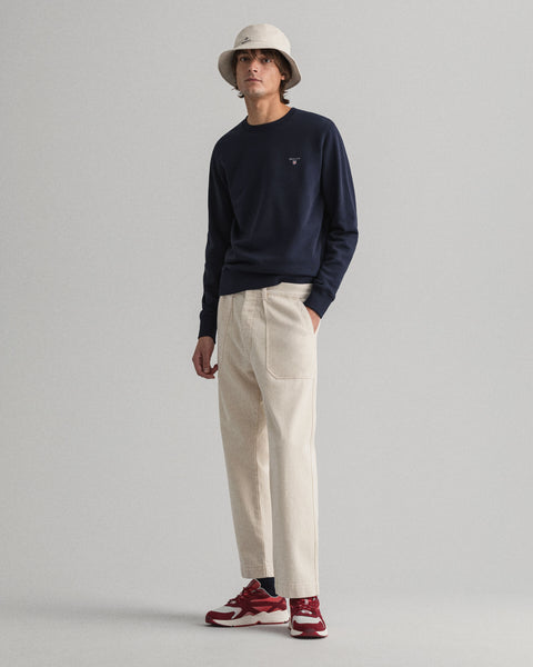 GANT 2046072-433 The Original C-Neck Sweatshirt BLU NAVY Felpa Uomo