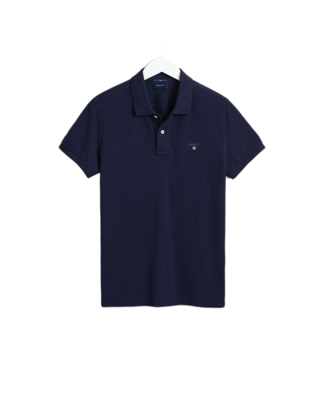 GANT 2202-433 Original Slim Pique' SS Rugger Polo NAVY BLUE