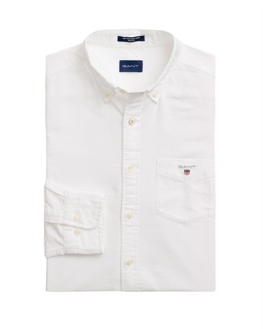 GANT 3046000-110 Oxford B.D. Shirt Camicia Bianco Uomo WHITE