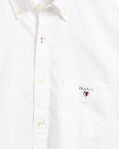 GANT 3046000-110 Oxford B.D. Shirt Camicia Bianco Uomo WHITE