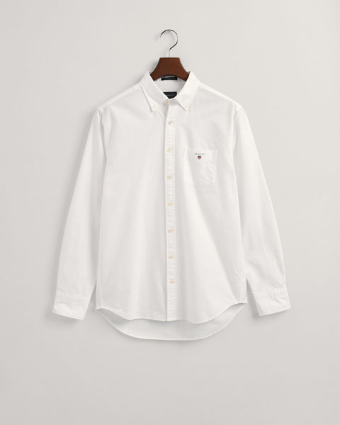 GANT 3046000-110 Oxford B.D. Shirt Camicia Bianco Uomo WHITE