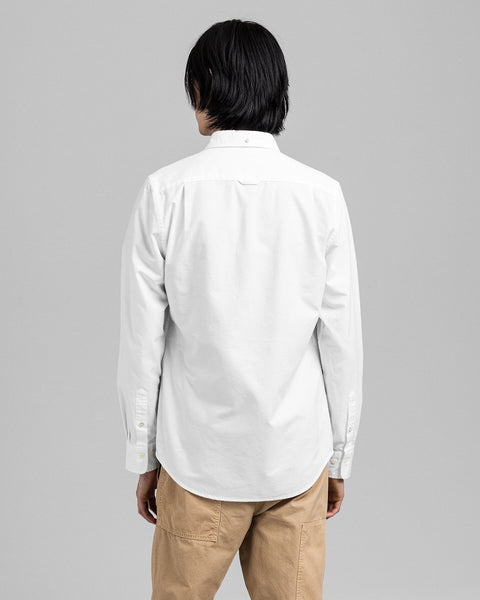 GANT 3046002-110 Slim Oxford B.D. Shirt Camicia WHITE Bianco Uomo