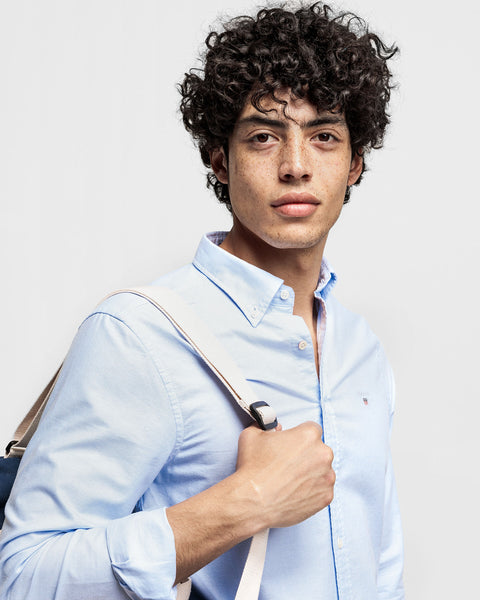 GANT 3046002-468 Slim Oxford BD Shirt Light Blue Men's Shirt