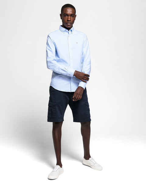 GANT 3046002-468 Slim Oxford BD Shirt Light Blue Men's Shirt