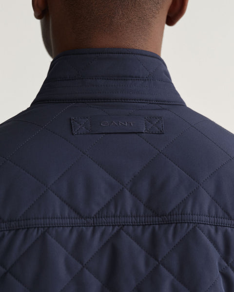 GANT 7006080-433 Quilted Windcheater Giubbino Uomo Trapuntato BLU NAVY