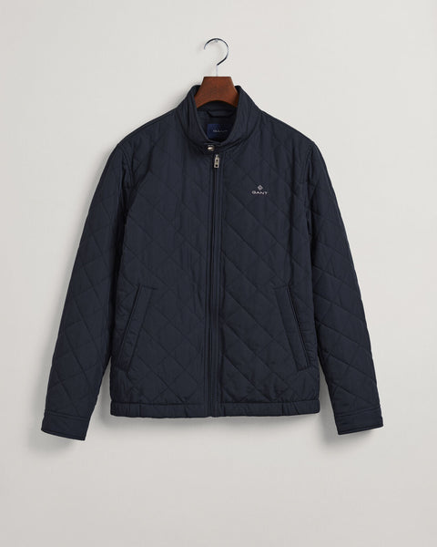 GANT 7006080-433 Quilted Windcheater Giubbino Uomo Trapuntato BLU NAVY