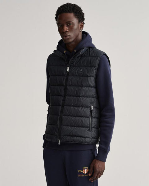 GANT 7006092-05 The Light Down Sleeveless Down Vest Light BLACK