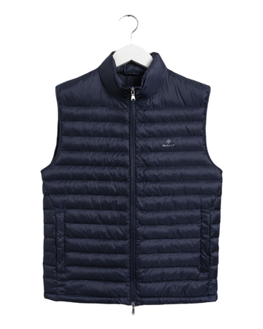 GANT 7006116-433 Light Padded Gilet Down Vest Men EVENING BLUE