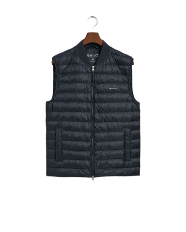 GANT 7006301-433 Light Padded Bomber Gilet EVENING BLUE