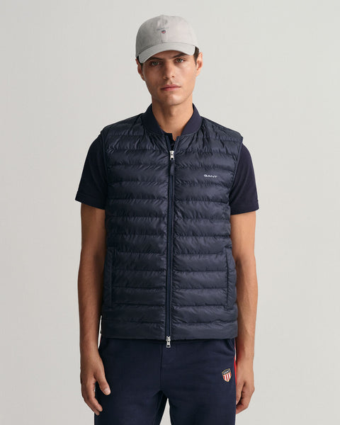 GANT 7006301-433 Light Padded Bomber Vest EVENING BLUE