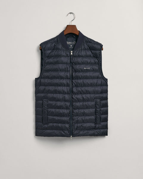GANT 7006301-433 Light Padded Bomber Vest EVENING BLUE