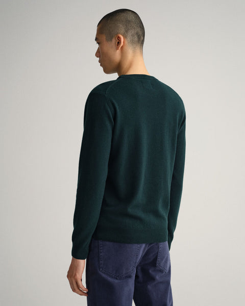 GANT 87211-374 Superfine Lambswool Pullover Girocollo TARTAN GREEN