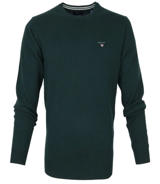GANT 87211-374 Superfine Lambswool Pullover Girocollo TARTAN GREEN