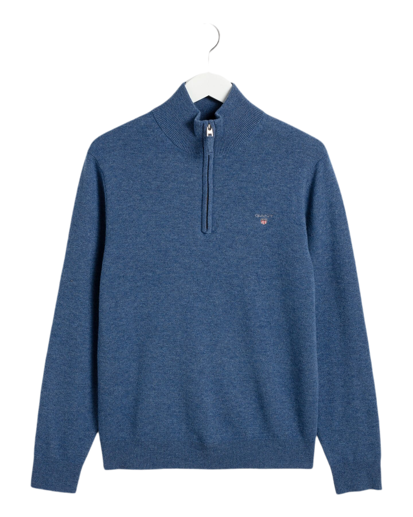 GANT 86213-489 Superfine Lambswool Half Zip Pullover Mezza Zip ROYAL BLUE