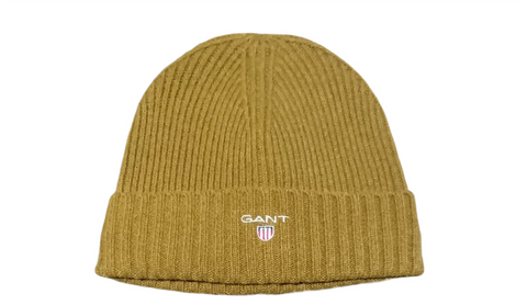 GANT 991000-324 Wool Lined Flag Beanie AUTUMN PEAR GREEN